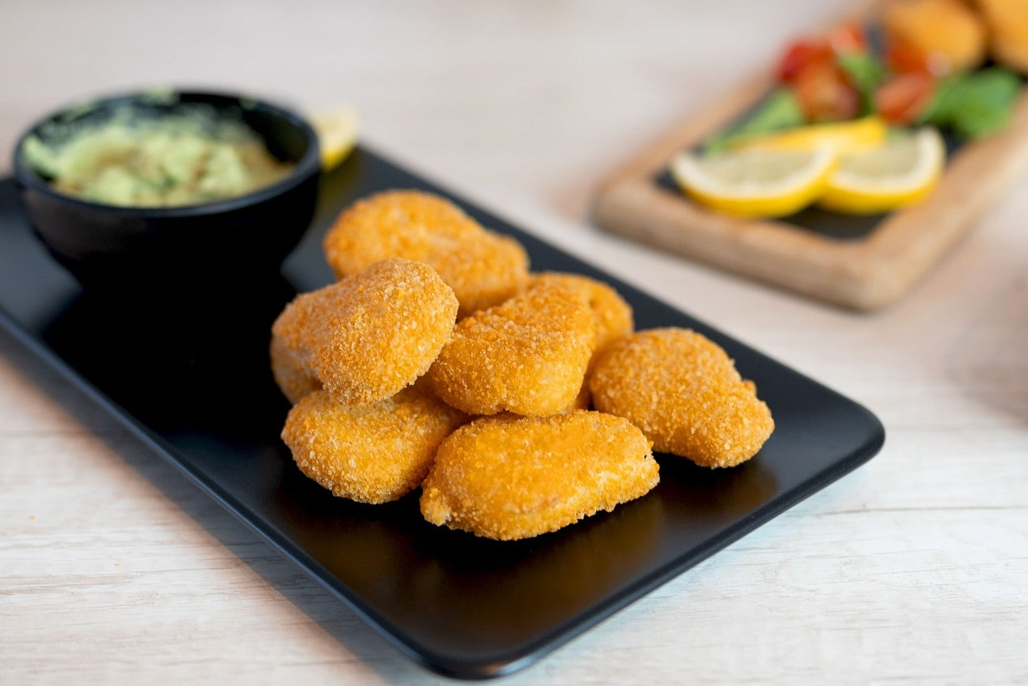 BOCADITOS DE POLLO, JAMÓN Y QUESO