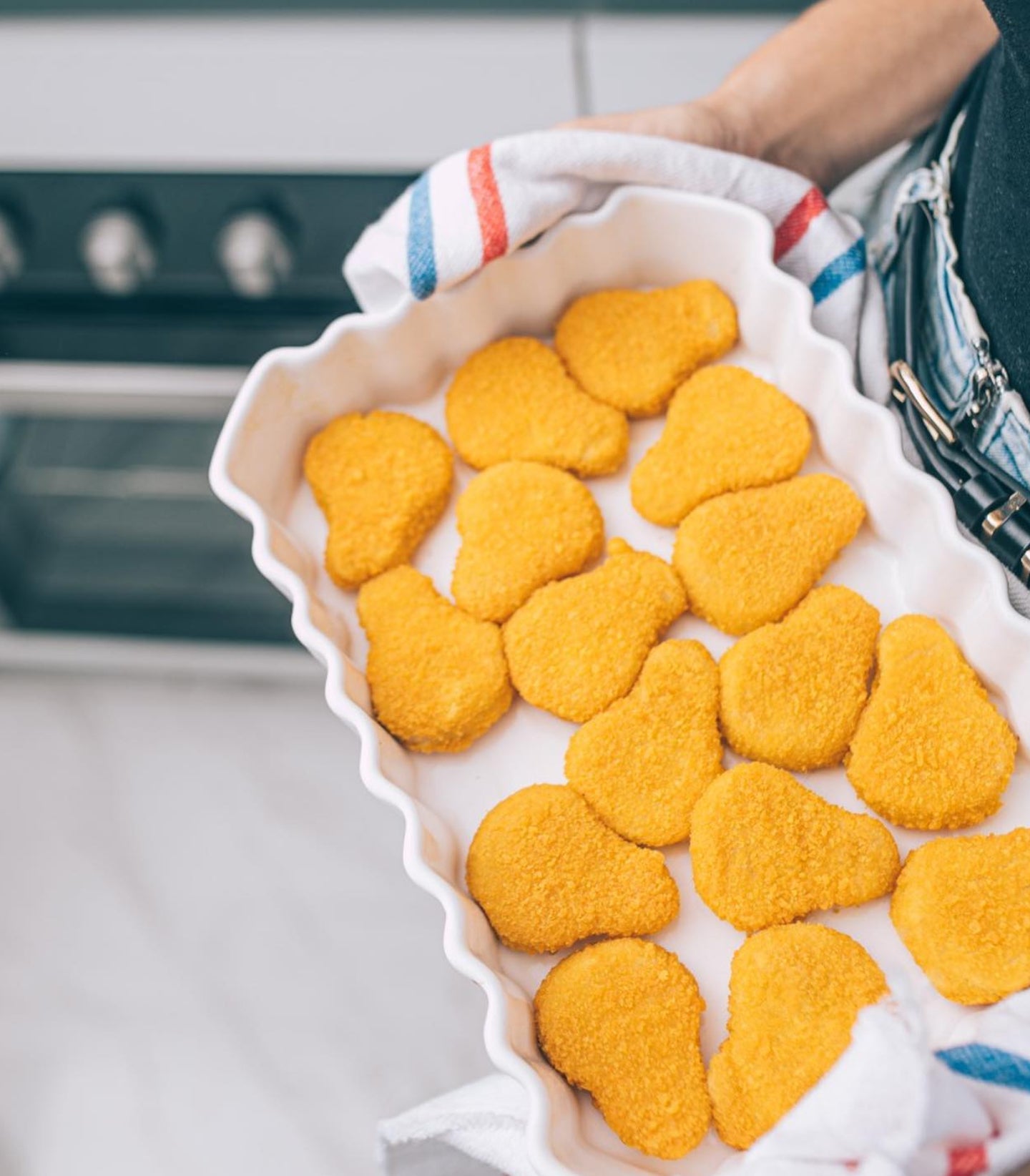 BOCADITOS DE POLLO, JAMÓN Y QUESO