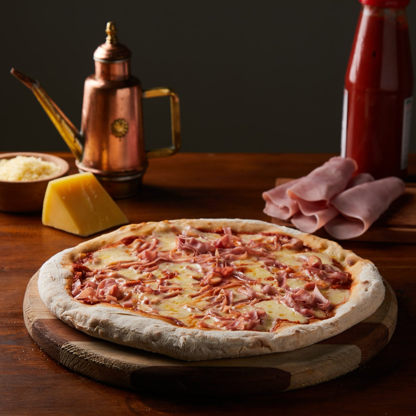 PIZZA JAMÓN Y QUESO
